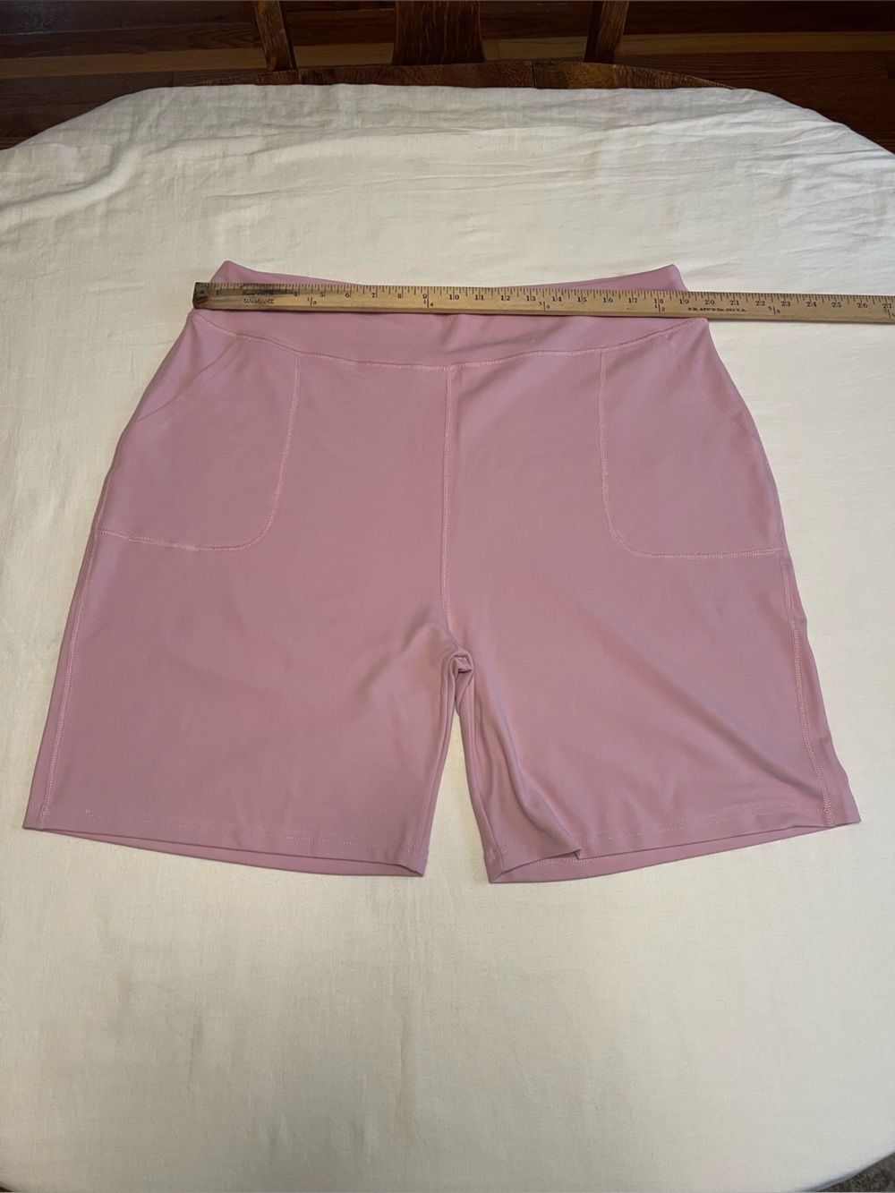 Set of 2 Women’s Performance Stretch Shorts 1/Pink 1/Blue - Picture 6 of 9